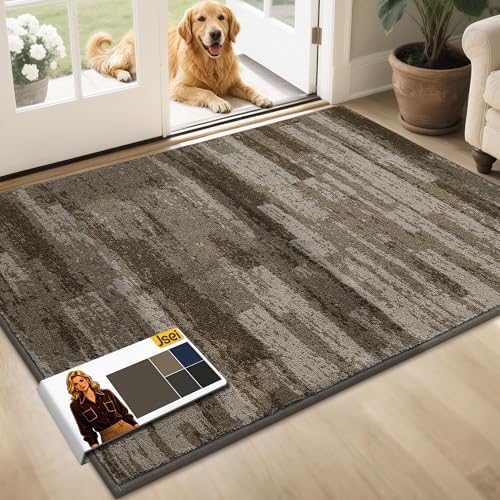 JSEI Dirt Trapper Door Mat 32"x48", Non-Slip Doormat by JSEI