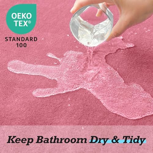 HUXMEYSON Bathroom Rugs Sets 3 Piece, Non-Slip & Quick Dry Bath Mat Set - Image 5