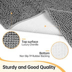 Absorbent Dog Door Mat for Muddy Paws, Trap Dirt Front Door Mat Indoor Entrance - Image 4