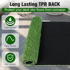 XLX TURF Washable Artificial Grass Rug Indoor Outdoor 3FTX5FT Realistic Low - Image 4