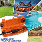 3 Pack Outdoor Extension Cord Safety Cover, Waterproof - Image 6