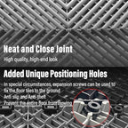 Interlocking Garage Floor Tiles, Rigid Drainage 16"x16" Gray 12-Pack - Image 4