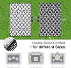 OLANLY Outdoor Rug 9x12 ft Waterproof Reversible Braided Mat - Image 2