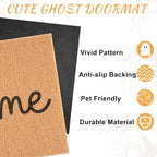 Ghost Welcome Door Mat, Cute Halloween Rug - Image 3