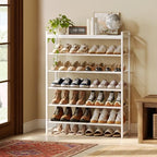 6 Tier Shoe Rack Organizer for 24-30 Pairs, Tall Metal Shoe Storage Shelf - Image 2