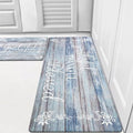 HEBE Anti Fatigue Kitchen Mat Set of 2, Cushioned Kitchen Mats by HEBE