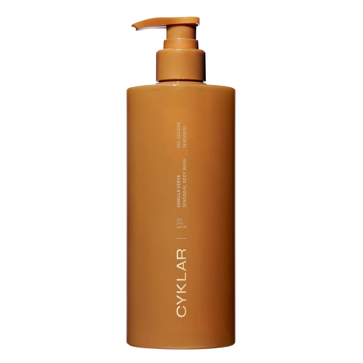 Sensorial Body Wash. Vanilla Verve Hydrating Cleanser with Moisture Locking Multi-Oil Complex, Sodium PCA and Glycerin. Nourishing Shower Gel for Women and Men, 16.5 Fl Oz Luxury Bodywash