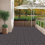 12 PCS Plastic Interlocking Patio Deck Tiles - Image 6