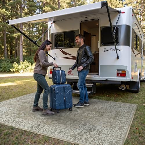GENIMO Indoor Outdoor Rug, Washable - Image 4