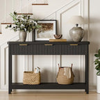 Lulive Fluted Console Table, 51 Inch Entryway Table - Image 6