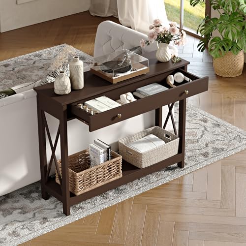 Treocho Espresso Console Table - Image 3