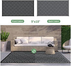 GENIMO Outdoor Rug, Waterproof Plastic Rugs 9'x18' - Image 4
