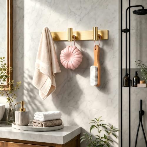 Wall Mounted Coat Rack-3 Hooks, Heavy Duty Stainless Steel Wall Hooks - Image 5