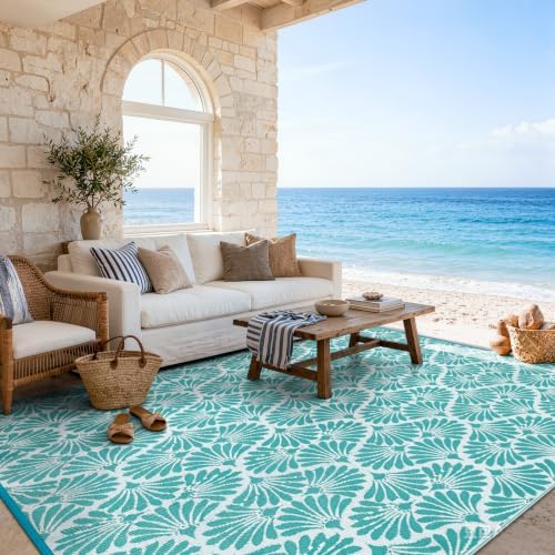 Lahome Outdoor Rugs for Picnic Camping 6x9 - Image 3