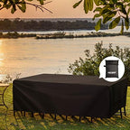 Velway Patio Furniture Cover Outdoor Waterproof Rectangular Patio Table Chair - Image 6
