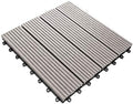 IncStores Helios Interlocking Patio Deck Tiles | All Weather | Waterproof by IncStores