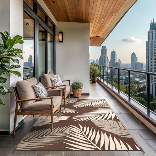 GENIMO Outdoor Rug, Waterproof Plastic Rugs - Image 4