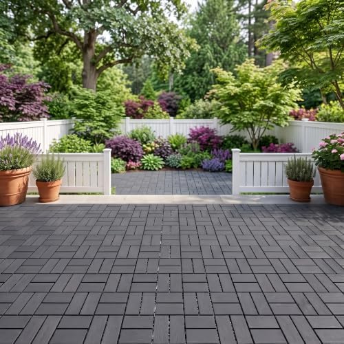 44 PCS 12"x12" Interlocking Deck Tiles - Image 6