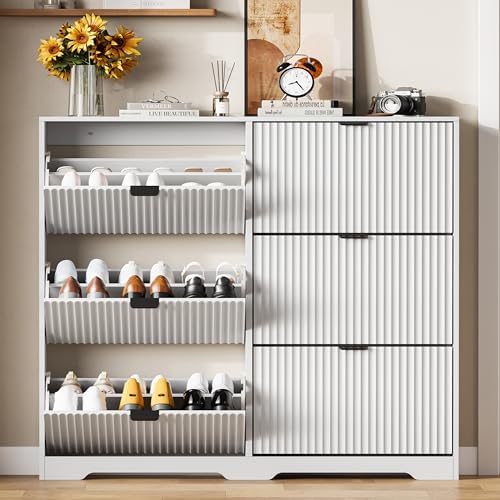 HUANLEGO Shoe Cabinet Storage for Entryway - Image 3