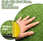 GLOBREEN Pet Artificial Grass 5FT X 7FT, Fake Grass Turf Carpet - Image 2