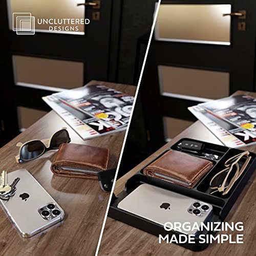 Pocket Deck Valet Tray for Men. Everyday Carry EDC Caddy Bamboo Organizer. - Image 5