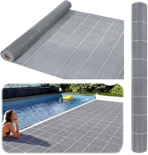 Tondiamo Pool Mats Non Slip Drainage Floor Pool Deck Mats, 4X 10 Ft by Tondiamo