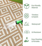 GENIMO Outdoor Rug, Waterproof Plastic Rugs - Image 6