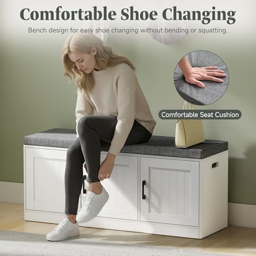 Turosur Shoe Storage Bench for Entryway - Image 5