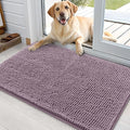 OLANLY Dog Door Mat for Muddy Paws 35x24, Super Absorbent Chenille Mud Mat by OLANLY
