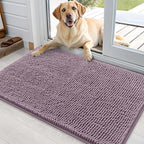 OLANLY Dog Door Mat for Muddy Paws 35x24, Super Absorbent Chenille Mud Mat by OLANLY