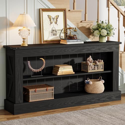 Tribesigns 63" Console Table, 3-Tier Entryway Table - Image 6