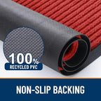 OLANLY 2-Pack Front Door Mats 71x23, Waterproof Heavy-Duty Doormats - Image 3