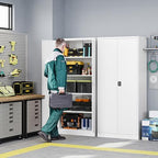 Letaya Metal Garage Storage Cabinets - Image 2