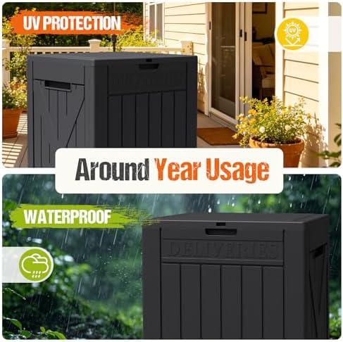 Flamaker 50 Gallon Deck Box, Package Delivery Storage Box - Image 2