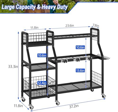 keomaisyto Heavy-Duty Garden Tool Organizer - Image 6