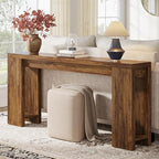 Tribesigns 70.9-Inch Extra Long Console Table, Farmhouse Wood Sofa Table Behind - Image 4