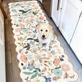 2x6 Washable Hallway Runner Rug: Floral Kitchen Rugs by HYHAOYUNLAI