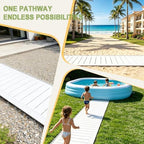 31" x 5.5' Garden Pathway Interlocking Plastic Walkway - Image 7