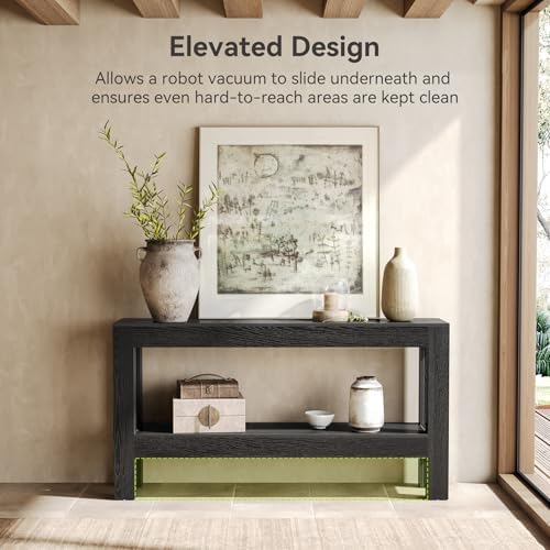 LITTLE TREE 63-Inch Black Console Table - Image 4