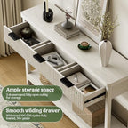 Lulive Fluted Console Table, 51 Inch Entryway Table - Image 5