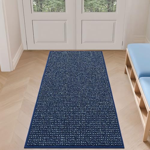 BEQHAUSE Dirt Trapper Door Mat 24" x 60", Non-Slip Washable Doormats by BEQHAUSE