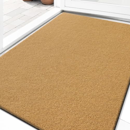 OLANLY Front Door Mat 30x17, Low Profile Doormat by OLANLY
