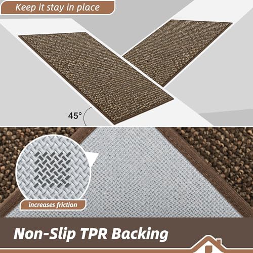 BEQHAUSE Dirt Trapper Door Mat 17" x 30", Non-Slip Doormats - Image 6
