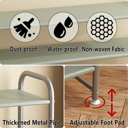 INGIORDAR 2 Tier Long Shoe Rack Organizer - Image 6