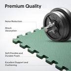 36 Pack 144 sqft Home Gym Mat, Puzzle Exercise Mat, EVA Interlocking Foam Floor - Image 4