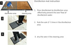 2 in 1 Disinfecting Sanitizing Floor Entrance Doormats, Wet Dry Shoe Mat - Image 3