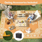 Yamaziot 5x8 Outdoor Rug Waterproof Plastic Straw Patio Rug - Image 6