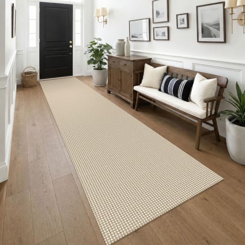 KOZYFLY 3x14 Runners Rugs for Hallway, Long Washable Runner Rug, Non Slip by KOZYFLY