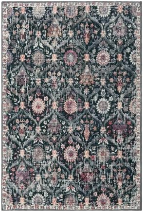 Lahome Moroccan Washable Rug, 2x3 Black Entryway Rugs - Image 6