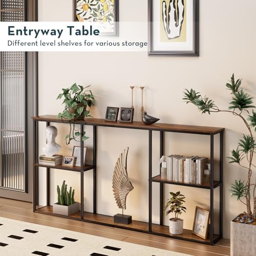 WOHOMO 63 in Entryway Table Modern Sofa Table - Image 3